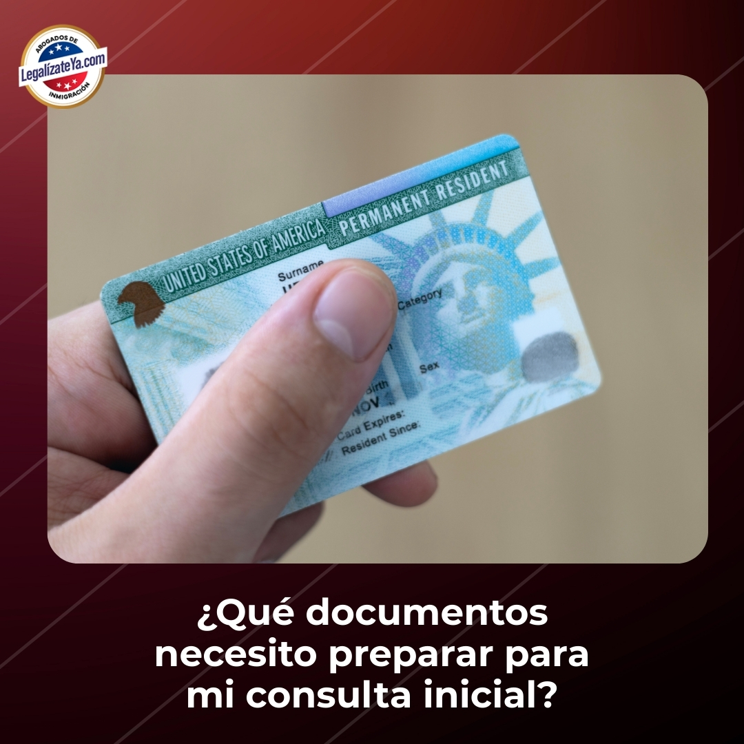 ¿Qué documentos necesito preparar para mi consulta inicial?